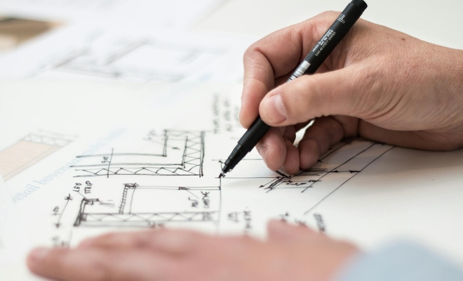 Staff engineer reviewing documentation